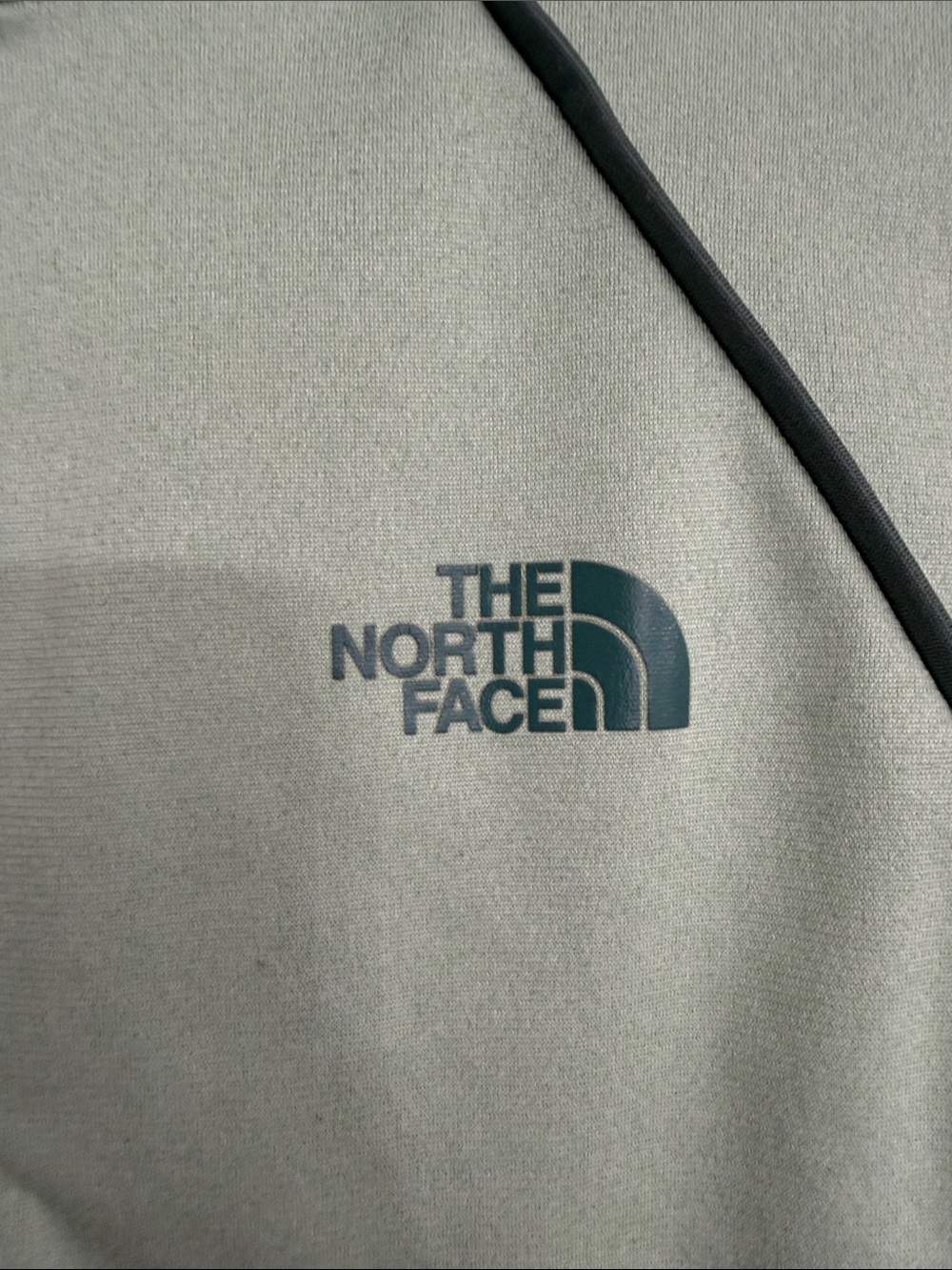 The North Face Women’s Sage Green Colorblock Quarter-Zip Fleece – M - Picture 4 of 9